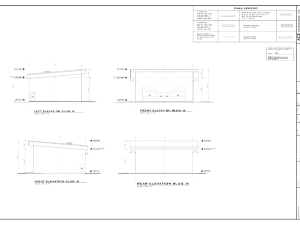 BUILDING B ELEVATIONS